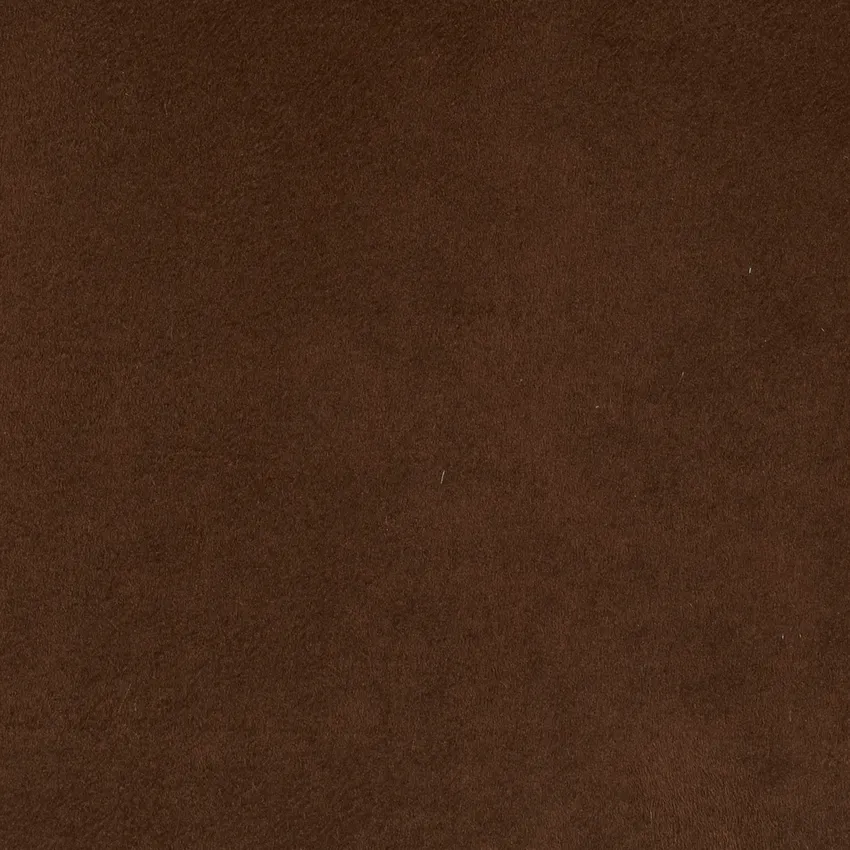 Choco Brown Solid Suede Upholstery Fabric by the Yard